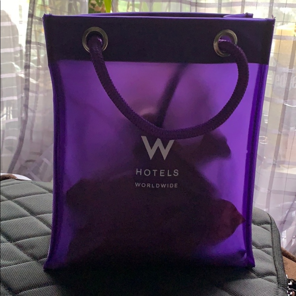 W Hotels 🏨 Vinyl Shopping 🛍 small in purple